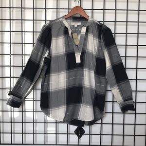 LOFT black and white tunic